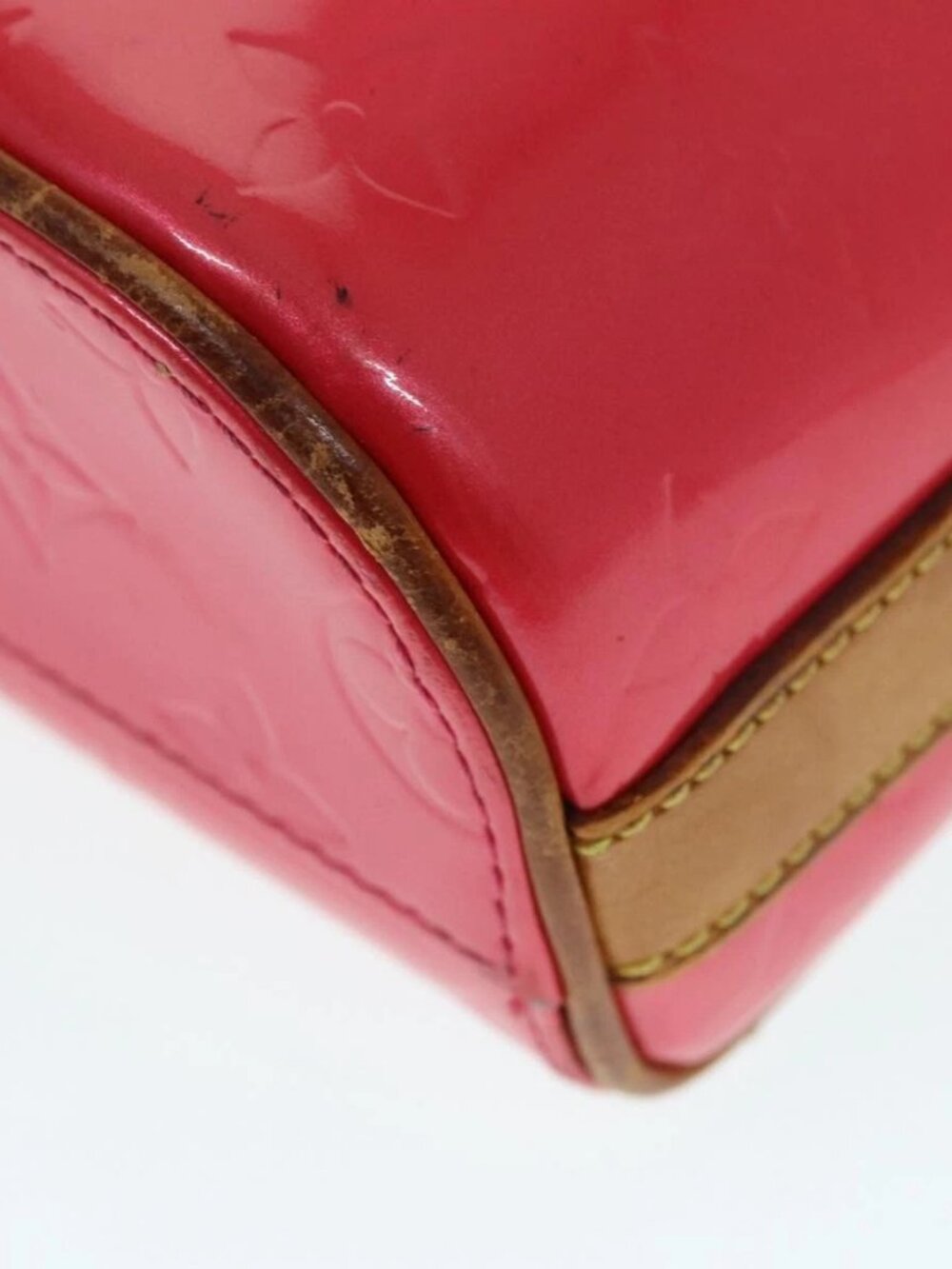 LOUIS VUITTON Monogram Vernis Sullivan Vertical Bag Pink - Picture 5 of 16